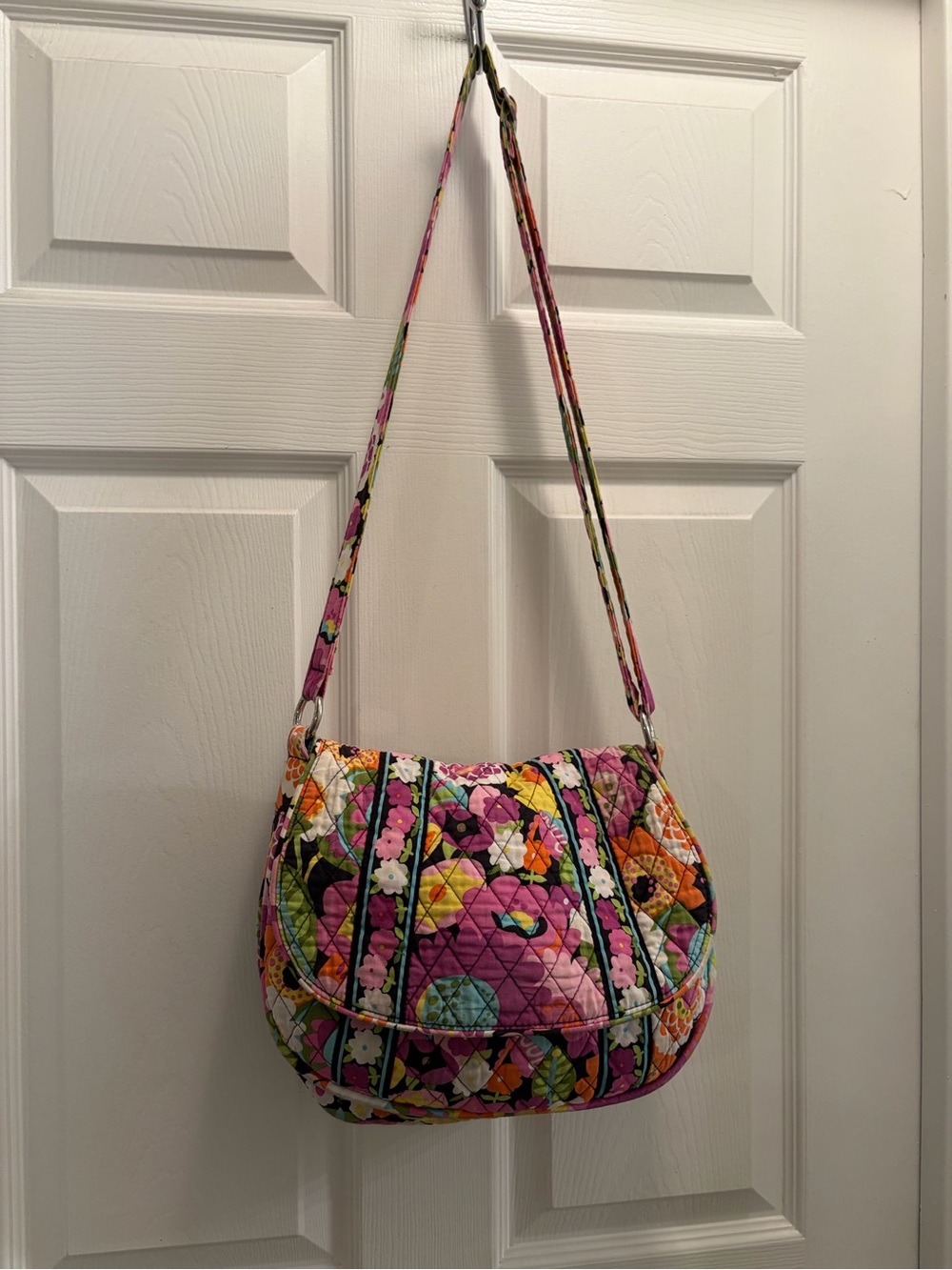 Vera Bradley Va Va Bloom Retired Quilted Flap